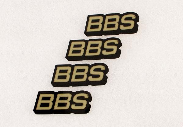 BBS sticker "50 Jahre Jubiläum" 20x60 mm black-gold